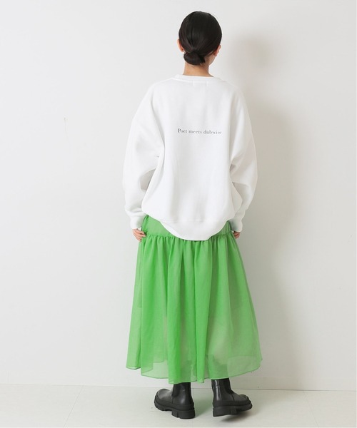 journal standard L'essage(ジャーナルスタンダードレサージュ)の「シアーローンティアードスカート◆(スカート・レディース・モスグリーン/ネイビー・FREE)」の10枚目の写真