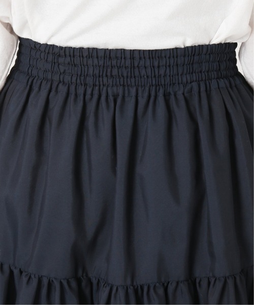 journal standard L'essage(ジャーナルスタンダードレサージュ)の「シアーローンティアードスカート◆(スカート・レディース・モスグリーン/ネイビー・FREE)」の12枚目の写真