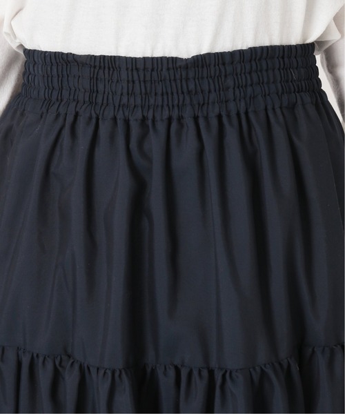 journal standard L'essage(ジャーナルスタンダードレサージュ)の「シアーローンティアードスカート◆(スカート・レディース・モスグリーン/ネイビー・FREE)」の5枚目の写真