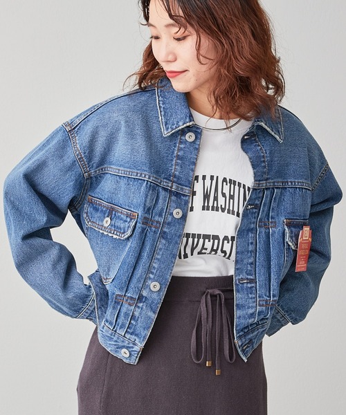 検討中 CHAOPANICTYPY vintagedenimショート丈ジャケット CIAOPANIC TYPY（チャオパニックティピー）の「【KELLY