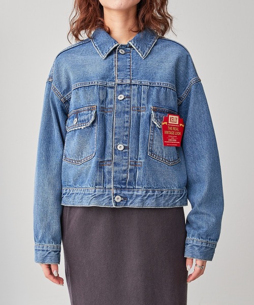 検討中 CHAOPANICTYPY vintagedenimショート丈ジャケット セール】【KELLY】vintagedenimショート丈ジャケット（デニム