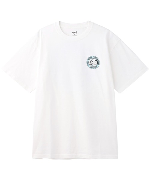 X-girl（エックスガール）の「WORLD LOGO S/S TEE/ワールドロゴ