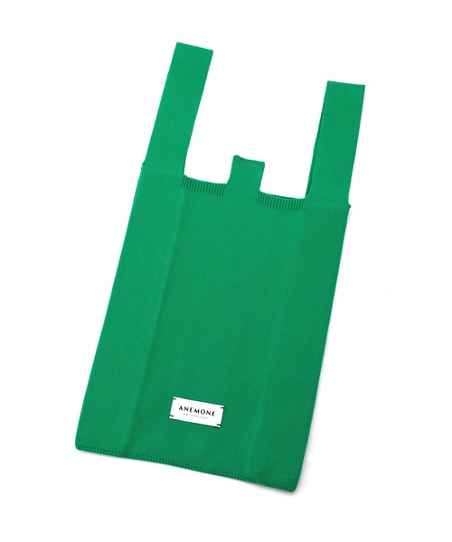 ANEMONE（アネモネ）の「シンプルニットトートバッグ[M]（トートバッグ・レディース・ブラウン/ライトピンク/ライトイエロー/ラベンダー/エメラルド/アイボリー/オレンジ/イエロー・FREE）」の10枚目の写真