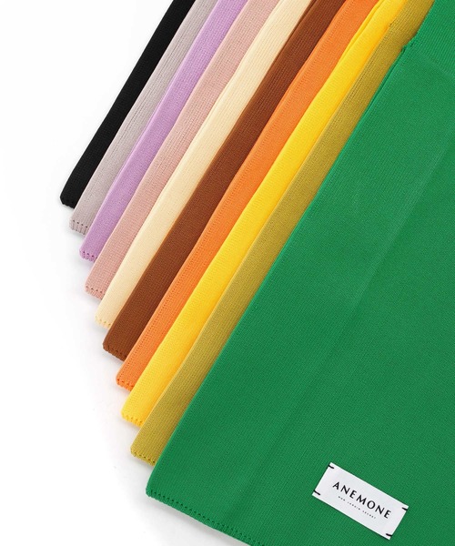 ANEMONE（アネモネ）の「シンプルニットトートバッグ[M]（トートバッグ・レディース・ブラウン/ライトピンク/ライトイエロー/ラベンダー/エメラルド/アイボリー/オレンジ/イエロー・FREE）」の22枚目の写真