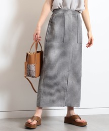 BEAMS HEART / ギンガム タイトスカート