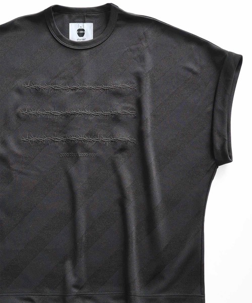 SHAREEF(シャリーフ)の「BIAS LINE JQ DOLMAN S/S T(Tシャツ/カットソー・メンズ・ホワイト/ブラック/パープル・1/2/3)」の12枚目の写真