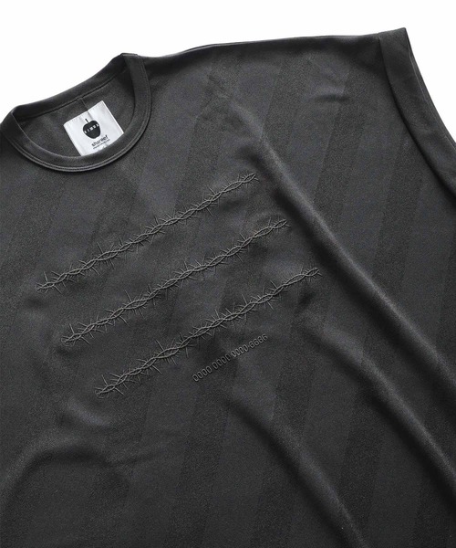 SHAREEF(シャリーフ)の「BIAS LINE JQ DOLMAN S/S T(Tシャツ/カットソー・メンズ・ホワイト/ブラック/パープル・1/2/3)」の10枚目の写真