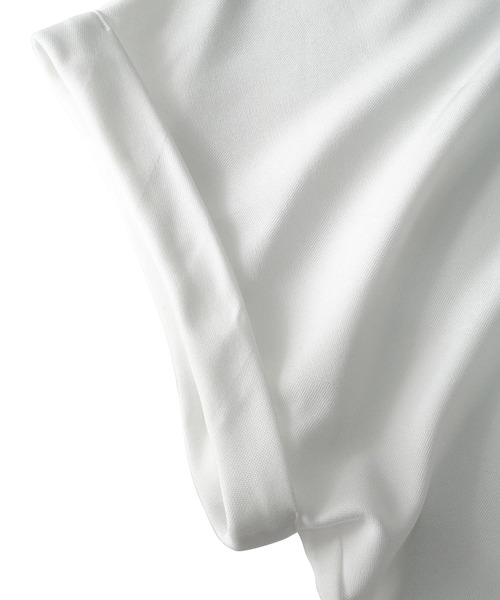 SHAREEF(シャリーフ)の「BIAS LINE JQ DOLMAN S/S T(Tシャツ/カットソー・メンズ・ホワイト/ブラック/パープル・1/2/3)」の4枚目の写真