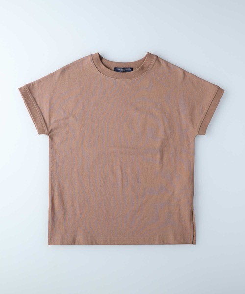 Right-on（ライトオン）の「【HONEYSUCKLE ROSE】フレンチスリーブＴ（Tシャツ/カットソー・レディース・ブラック/ブラウン/ホワイト・L/M/S）」の4枚目の写真