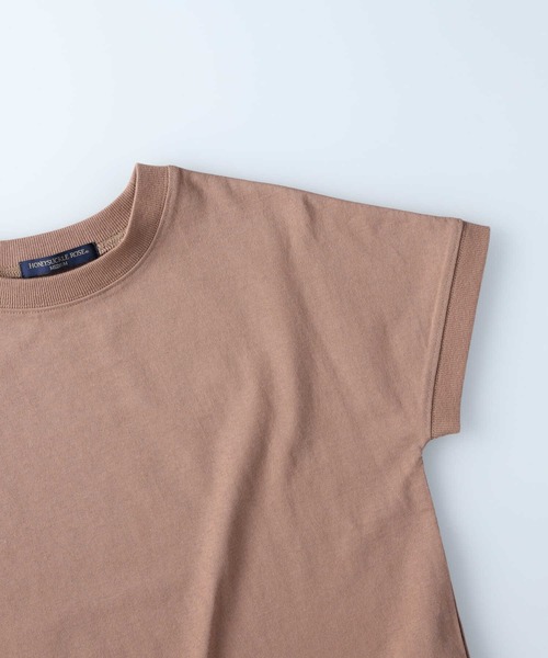 Right-on（ライトオン）の「【HONEYSUCKLE ROSE】フレンチスリーブＴ（Tシャツ/カットソー・レディース・ブラック/ブラウン/ホワイト・L/M/S）」の11枚目の写真