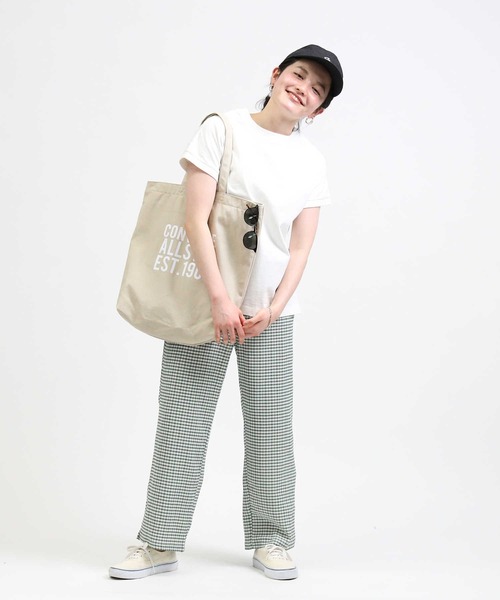 Right-on（ライトオン）の「【HONEYSUCKLE ROSE】フレンチスリーブＴ（Tシャツ/カットソー・レディース・ブラック/ブラウン/ホワイト・L/M/S）」の12枚目の写真