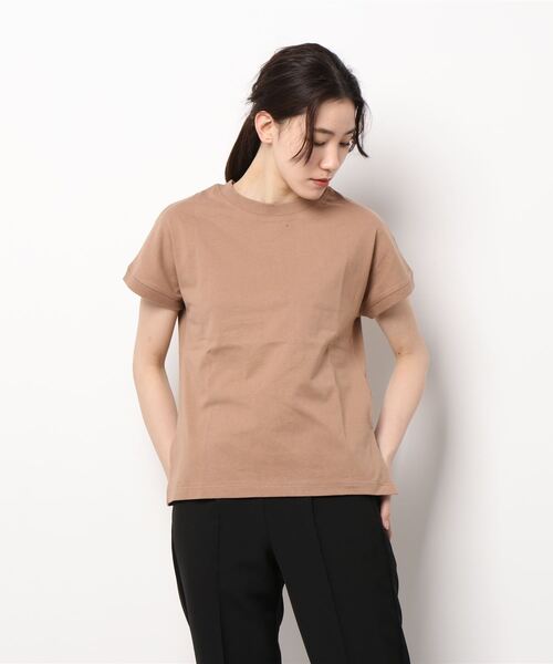 Right-on（ライトオン）の「【HONEYSUCKLE ROSE】フレンチスリーブＴ（Tシャツ/カットソー・レディース・ブラック/ブラウン/ホワイト・L/M/S）」の18枚目の写真