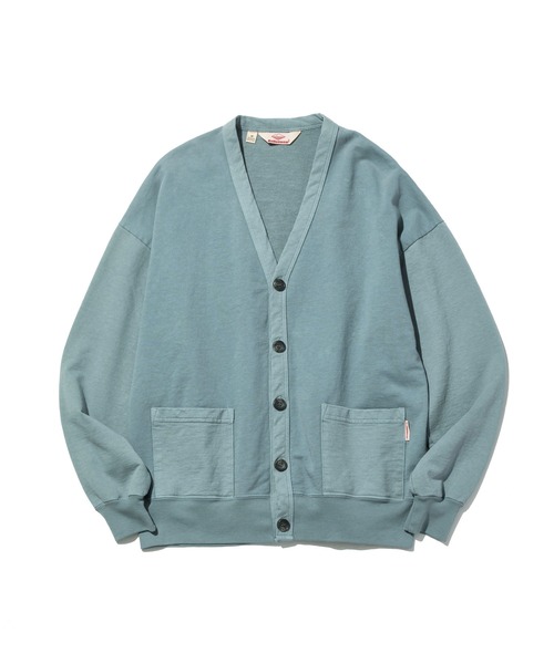 Battenwear(バテンウエア)の「【Battenwear/バテンウェア】米国製 カーディガン/NEIGHBOR CARDIGAN(カーディガン/ボレロ・メンズ・サックスブルー/オリーブドラブ/モーブ系/ダークネイビー/カーキ・X-LARGE/LARGE/MEDIUM)」の4枚目の写真