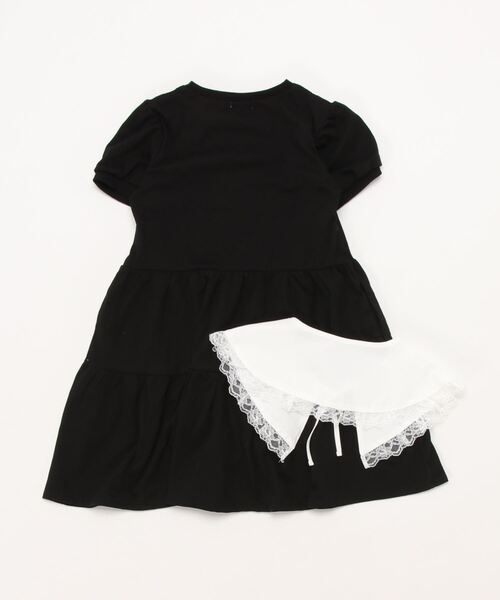 PINKHUNT(ピンクハント)の「PINKHUNT レ-ス襟付きティアードワンピース 6853K(ワンピース・キッズ・ライトグリーン/ブラック・160cm/150cm/140cm/130cm/120cm)」の9枚目の写真