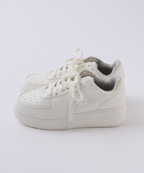 one after another NICE CLAUP（ワンアフターアナザーナイスクラップ）の「厚底スニーカー（スニーカー・レディース・ホワイト・SMALL/MEDIUM/LARGE/X-LARGE）」の11枚目の写真