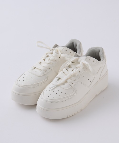 one after another NICE CLAUP（ワンアフターアナザーナイスクラップ）の「厚底スニーカー（スニーカー・レディース・ホワイト・SMALL/MEDIUM/LARGE/X-LARGE）」の15枚目の写真