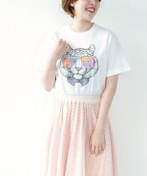 Cepica | ＡＮＩＭＡＬ製品プリントＴシャツ(Tシャツ/カットソー)