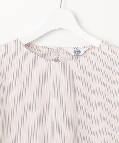 J.PRESS(ジェイプレス)の「【洗える】TYPEWRITER STRIPE リボン ブラウス(シャツ/ブラウス・レディース・ピンク系1/ブルー系1・T15/T13)」の8枚目の写真