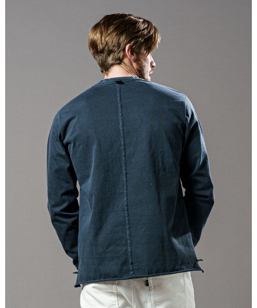 wjk(ダヴルジェイケイ)の「garment-dye pull-over(Tシャツ/カットソー・メンズ・チャコールグレー/ネイビー/グレイッシュベージュ・SMALL/MEDIUM/LARGE/X-LARGE)」の9枚目の写真