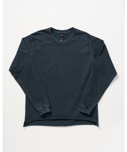 wjk(ダヴルジェイケイ)の「garment-dye pull-over(Tシャツ/カットソー・メンズ・チャコールグレー/ネイビー/グレイッシュベージュ・SMALL/MEDIUM/LARGE/X-LARGE)」の17枚目の写真