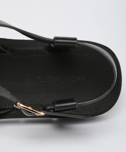 GLOBAL WORK(グローバルワーク)の「らくっションクロスベルトサンダル/267188(サンダル・レディース・ブラック/ブラウン/グリーン/アイボリー・SMALL/MEDIUM/LARGE)」の14枚目の写真