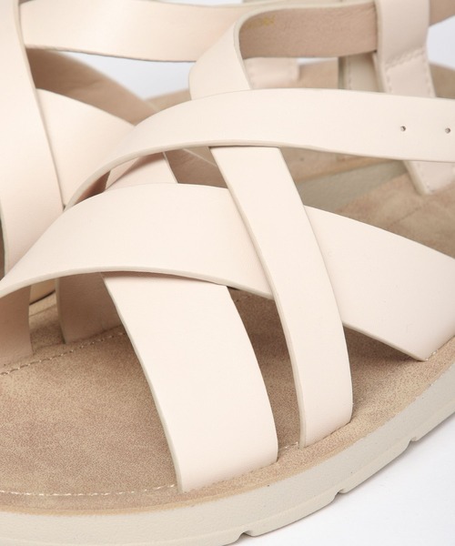 GLOBAL WORK(グローバルワーク)の「らくっションクロスベルトサンダル/267188(サンダル・レディース・ブラック/ブラウン/グリーン/アイボリー・SMALL/MEDIUM/LARGE)」の22枚目の写真