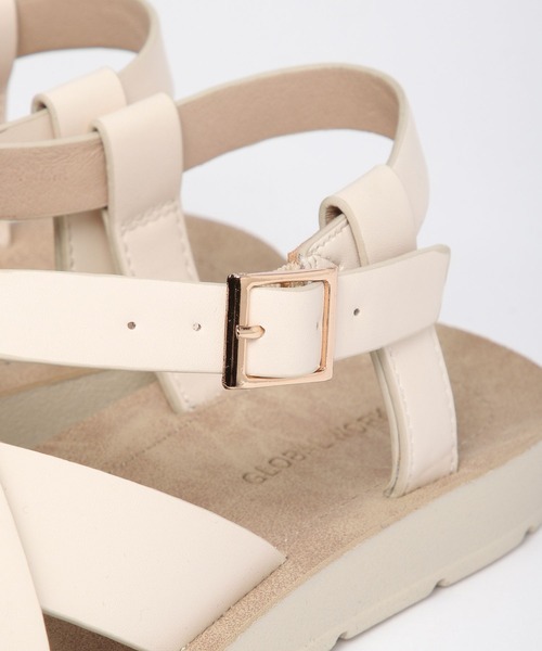 GLOBAL WORK(グローバルワーク)の「らくっションクロスベルトサンダル/267188(サンダル・レディース・ブラック/ブラウン/グリーン/アイボリー・SMALL/MEDIUM/LARGE)」の15枚目の写真