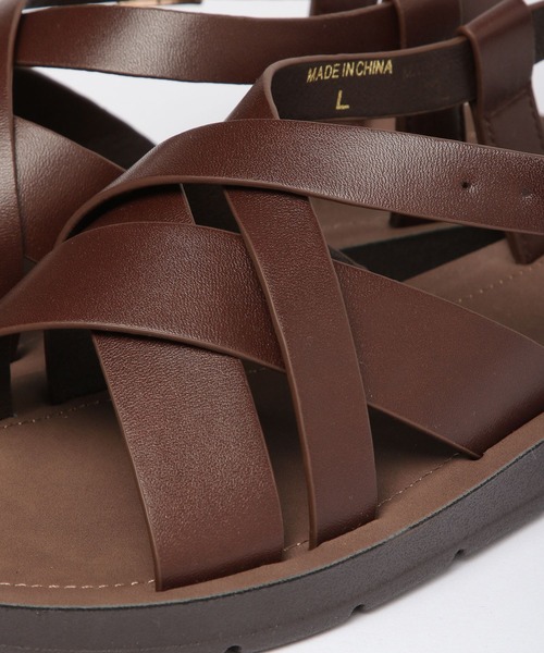 GLOBAL WORK(グローバルワーク)の「らくっションクロスベルトサンダル/267188(サンダル・レディース・ブラック/ブラウン/グリーン/アイボリー・SMALL/MEDIUM/LARGE)」の13枚目の写真