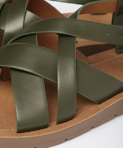 GLOBAL WORK(グローバルワーク)の「らくっションクロスベルトサンダル/267188(サンダル・レディース・ブラック/ブラウン/グリーン/アイボリー・SMALL/MEDIUM/LARGE)」の18枚目の写真