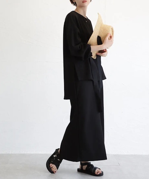 cy_an（シアン）の「バックスリットタイトスカート black/apricot/olive（スカート・レディース・ブラック/オリーブ/オレンジ・FREE）」の14枚目の写真