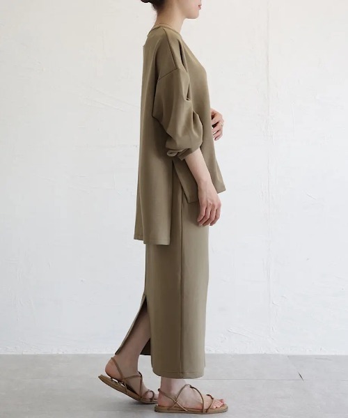 cy_an（シアン）の「バックスリットタイトスカート black/apricot/olive（スカート・レディース・ブラック/オリーブ/オレンジ・FREE）」の17枚目の写真