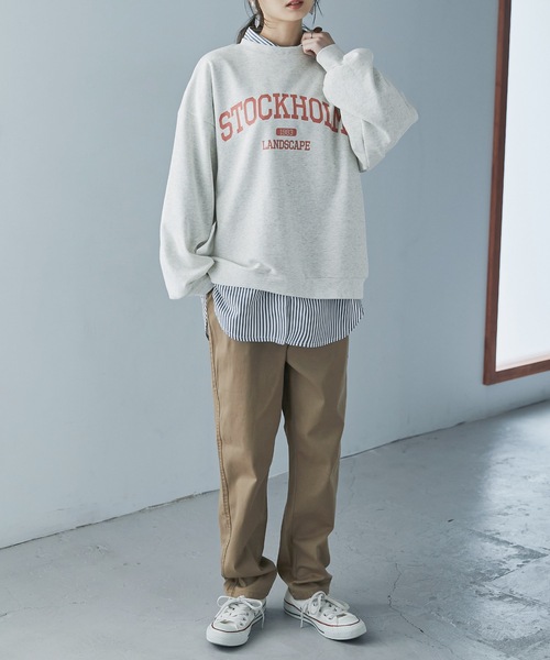 Fashion Letter(ファッションレター)の「ストレッチツイルゆるレギンスパンツ(その他パンツ・レディース・ブラック/ベージュ/カーキ・M/L/LL/3L/4L)」の5枚目の写真