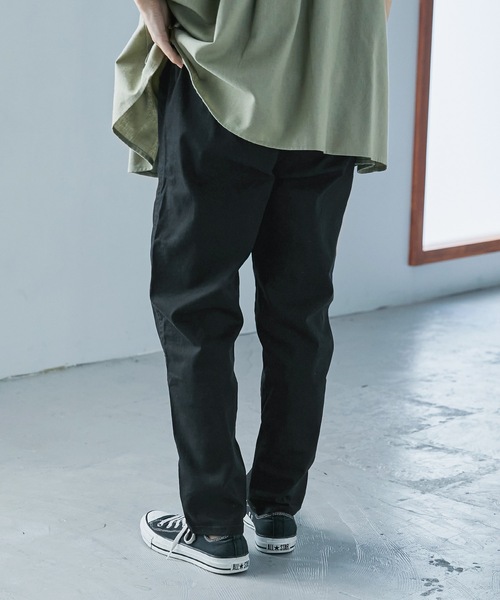 Fashion Letter(ファッションレター)の「ストレッチツイルゆるレギンスパンツ(その他パンツ・レディース・ブラック/ベージュ/カーキ・M/L/LL/3L/4L)」の14枚目の写真