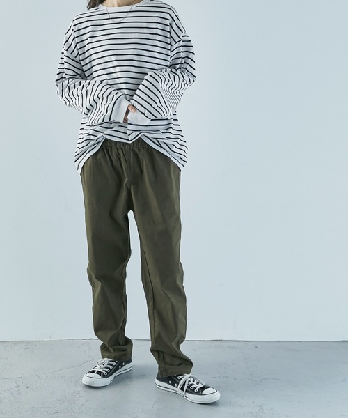 Fashion Letter(ファッションレター)の「ストレッチツイルゆるレギンスパンツ(その他パンツ・レディース・ブラック/ベージュ/カーキ・M/L/LL/3L/4L)」の19枚目の写真
