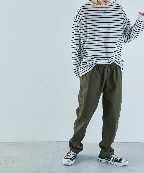 Fashion Letter(ファッションレター)の「ストレッチツイルゆるレギンスパンツ(その他パンツ・レディース・ブラック/ベージュ/カーキ・M/L/LL/3L/4L)」の21枚目の写真