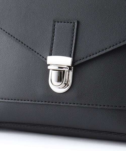 THE SHOP TK (ザ ショップ ティーケー )の「◆フラップスクエアショルダーバッグ(ショルダーバッグ・メンズ・チャコールグレー/ブラック/ダークグリーン・00)」の13枚目の写真