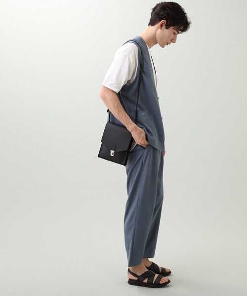 THE SHOP TK (ザ ショップ ティーケー )の「◆フラップスクエアショルダーバッグ(ショルダーバッグ・メンズ・チャコールグレー/ブラック/ダークグリーン・00)」の17枚目の写真