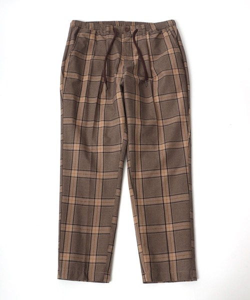 Salong hameu（サロン ハミュー）の「TRストレッチ テーパードアンクルパンツ メンズ レディース/センタープレス スラックス/無地・チェック柄（スラックス・メンズ・グレー系その他2/ブラウン系その他/ベージュ系その他/グレー系その他/ブラック系その他/ホワイト系その他/ブラック・XL/L/M）」の18枚目の写真