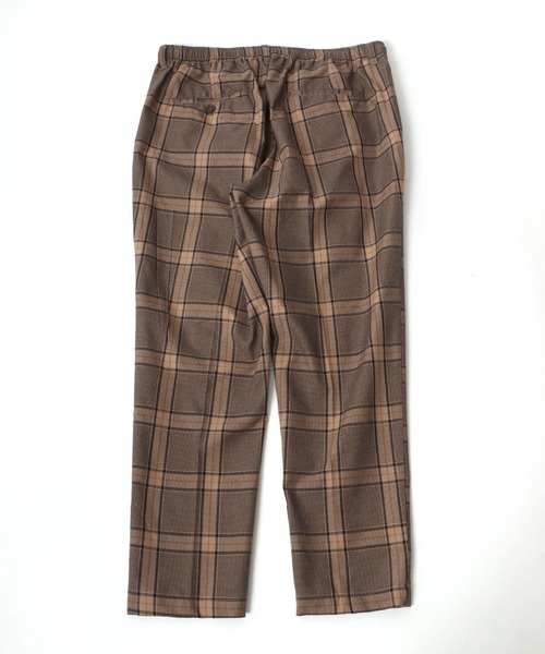 Salong hameu（サロン ハミュー）の「TRストレッチ テーパードアンクルパンツ メンズ レディース/センタープレス スラックス/無地・チェック柄（スラックス・メンズ・グレー系その他2/ブラウン系その他/ベージュ系その他/グレー系その他/ブラック系その他/ホワイト系その他/ブラック・XL/L/M）」の19枚目の写真