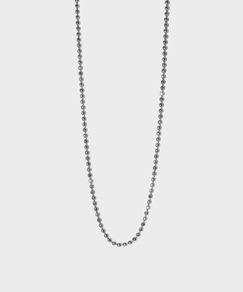 LHME(エルエイチエムイー)の「LHME カットボールチェーンネックレス/サージカルステンレス316L(金属アレルギー対応)(ネックレス・レディース・シルバー/ゴールド・40cm)」の2枚目の写真