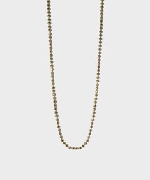 LHME カットボールチェーンネックレス/サージカルステンレス316L(金属アレルギー対応)