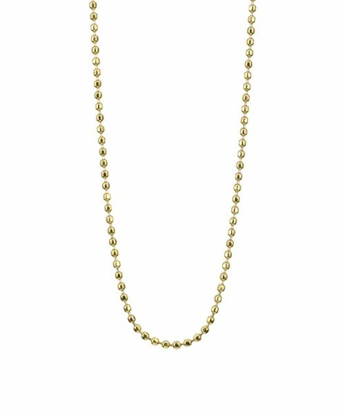 LHME(エルエイチエムイー)の「LHME カットボールチェーンネックレス/サージカルステンレス316L(金属アレルギー対応)(ネックレス・レディース・シルバー/ゴールド・40cm)」の11枚目の写真