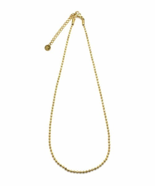 LHME(エルエイチエムイー)の「LHME カットボールチェーンネックレス/サージカルステンレス316L(金属アレルギー対応)(ネックレス・レディース・シルバー/ゴールド・40cm)」の13枚目の写真