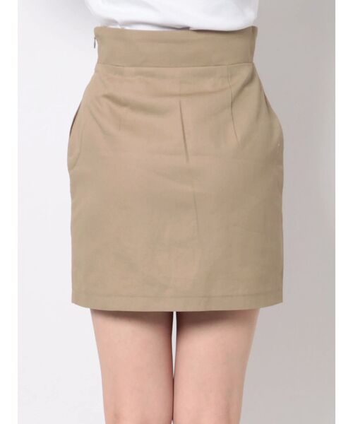 EMODA（エモダ）の「ハイウエストポケットスカート（スカート・レディース・アイボリー/ブルー/ブラック/ベージュ・SMALL/MEDIUM）」の14枚目の写真