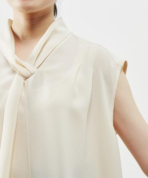 Liesse（リエス）の「ボウタイブラウス（シャツ/ブラウス・レディース・ピンク/アイボリー/ブラック・FREE）」の8枚目の写真