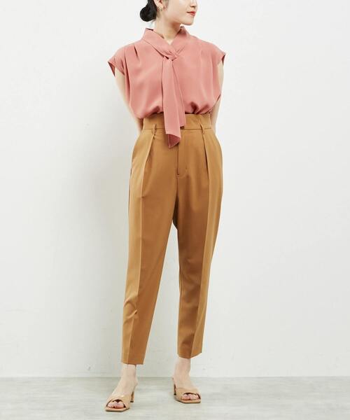 Liesse（リエス）の「ボウタイブラウス（シャツ/ブラウス・レディース・ピンク/アイボリー/ブラック・FREE）」の11枚目の写真