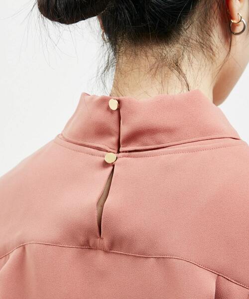 Liesse（リエス）の「ボウタイブラウス（シャツ/ブラウス・レディース・ピンク/アイボリー/ブラック・FREE）」の12枚目の写真