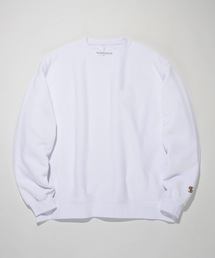 ワンポイント オーバーサイズヘビーウエイトクルーネックスウェット ビッグシルエットトレーナー(ユニセックス)HEAVY WEIGHT CREWNECK BIC SWEAT
