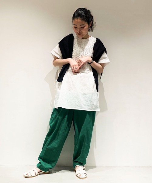 ONIGIRI(オニギリ)の「鳶パンツ(その他パンツ・レディース・グリーン/オレンジ/ブルー/イエロー/ネイビー/ダークグリーン/レッド/マスタード・FREE)」の14枚目の写真