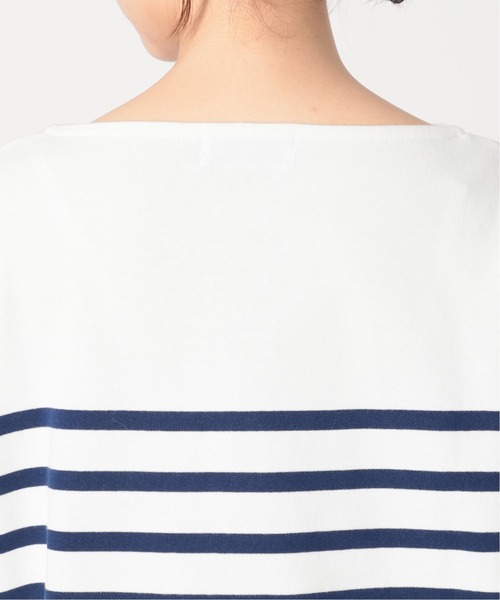 SLOBE IENA(スローブイエナ)の「《追加》ベーシックパネルボーダープルオーバー(Tシャツ/カットソー・レディース・ホワイト/ブルー系その他・FREE)」の13枚目の写真